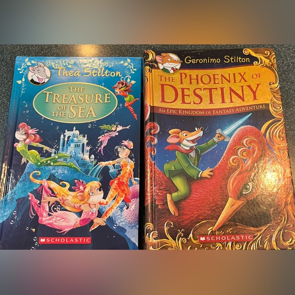 Geronimo and Thea Stilton scholastic kids(GL 2-5)fantasy hardback lot of 6 books - Picture 4 of 8